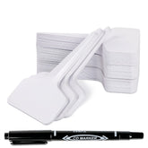 Xgunion Plant Labels 200 Pcs white tags front view