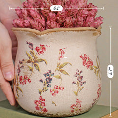 Xiaan Jiaju Ceramic Flower Pot showing drainage hole