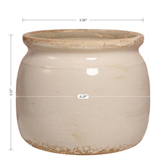 Xiaan Jiaju Ceramic Planter with succulent arrangement