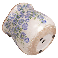Xiaan Jiaju Vintage Ceramic Plant Pot showcasing distressed details