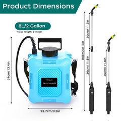 XILVYUAN 2 Gallon Sprayer with adjustable nozzle