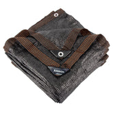 Xlimin Shade Cloth 10FT x 20FT black outdoor view