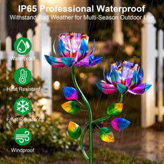 XPSCOCO Solar Wind Spinner detailed view of metal petals