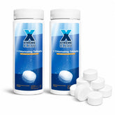 XtremepowerUS Chlorine Tablet 2-Pack, front view of packaging