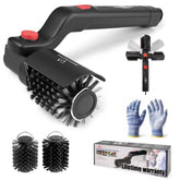 XUDAKAIXIN Electric Grill Brush front view with stainless steel bristles