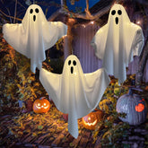 Xunqee 22.5-inch white hanging ghost decoration front view