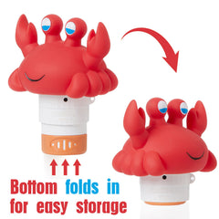 XY-WQ Crab Chlorine Floater showing capacity for 4 tabs