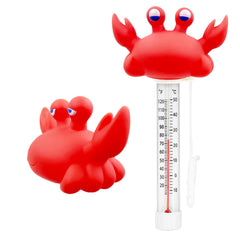 XY-WQ Crab Floating Pool Thermometer front view