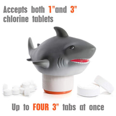 XY-WQ Shark Chlorine Floater with chlorine tablets