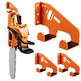 XZHXFX Chainsaw Hanger Wall Mount front view, orange color
