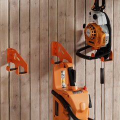 XZHXFX Chainsaw Hanger with chainsaw mounted