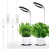 yadoker full spectrum plant grow light black model front view