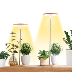 yadoker Plant Grow Light bamboo model front view