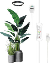 yadoker Plant Grow Light front view with adjustable height