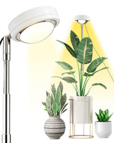 yadoker Plant Grow Light full spectrum with adjustable height and automatic timer