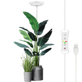 yadoker Plant Grow Light full spectrum with height adjustable pole
