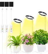yadoker Plant Grow Light with adjustable height and black base