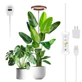 yadoker Plant Grow Light with adjustable height and full spectrum LEDs