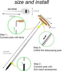 yadoker Plant Grow Light with automatic timer function