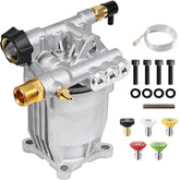 YAMATIC 3/4" Shaft Horizontal Pressure Washer Pump front view