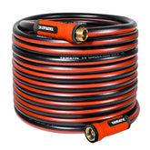 YAMATIC 75ft Garden Hose 360° swivel brass handle front view