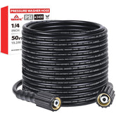 YAMATIC Pressure Washer Hose 50 FT black model full view
