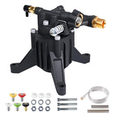 YAMATIC Vertical Pressure Washer Pump with 7/8" Shaft front view