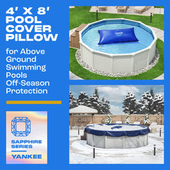 Yankee Pool Pillow 4x8 ft with dual Boston valve