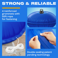 Yankee Pool Pillow displayed with packaging