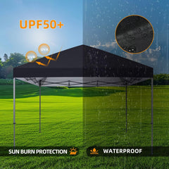 YANWEI 8x8 canopy replacement top in outdoor setting