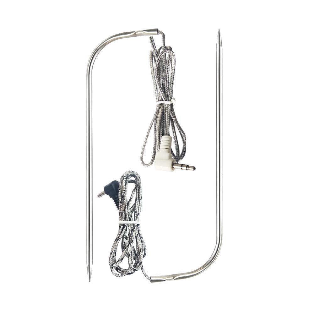 YAOAWE 2 Pack Meat Probe Replacement for Traeger Grills front view