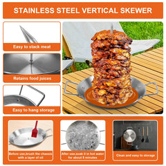 yaokvide Al Pastor Skewer with three different lengths displayed