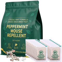 Yardella Peppermint Oil Mouse Repellent Pouches front view in packaging