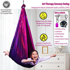 Yatoco Sensory Swing hanging with 360° Swivel Hanger