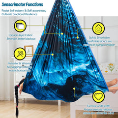 Yatoco Swing showing hanging hardware and installation accessories
