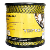 YCFERESY Electric Fence Polywire spool with yellow and black colour