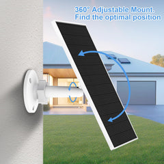 YCTechCam solar panel installation setup on wall