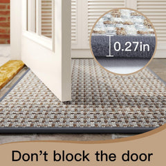 YDKGL doormat in front of door showcasing style