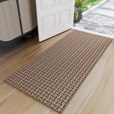 YDKGL Front Door Mat 24x72 inches brown textured surface