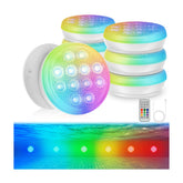 YDXZBC 6 Pack Pool Lights with USB Charging Cable and Remote Control