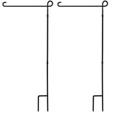 YEAHOME 2PC Garden Flag Stand Holder front view