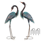 YEAHOME 40-inch blue heron statue front view