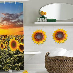 YEAHOME sunflower wall art displayed indoors