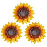 YEAHOME Sunflower Wall Decor 3-pack front view