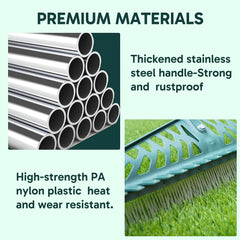 YEELOR artificial turf rake assembled with 16-inch wide head