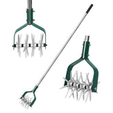 YEELOR Rotary Cultivator Garden Tool with adjustable handle and aluminum gears