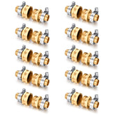YELUN Garden Hose Repair Connector Kit with brass fittings