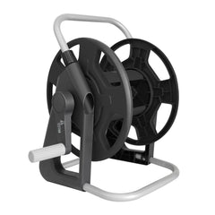 YESTAR Garden Water Hose Reel front view, black color