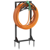 YFFSRJDJ Garden Hose Reel black model front view