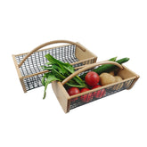 YHAOZE Garden Hod Harvest Basket small and large set front view